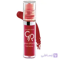 برق لب و بالم میوه‌ای توت فرنگی گلدن رز  مدل Roll On شماره 01