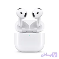 هدفون بلوتوثی اپل مدل AirPods 4 فاقد قابلیت نویز کنسلینگ، درگاه شارژ USB Type-C، شارژ بی سیم، با قابلیت اتصال به چند دستگاه، پشتیبانی از فرمان لمسی، نشانگر LED، پشتیبانی از دستیار صوتی، مقاوم در برابر آب