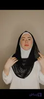 شال رینگی تور مشکی مینی گالری