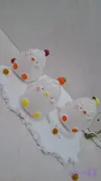 نمکدون جوجه سفید میوه ای جنس سرامیک