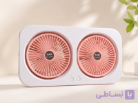 پنکه دوقولوی شارژی