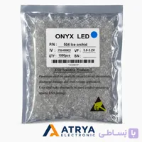 ال ای دی اوال آبی ONYX | خرید LED اوال آبی صنعتی از آتریا الکترونیک