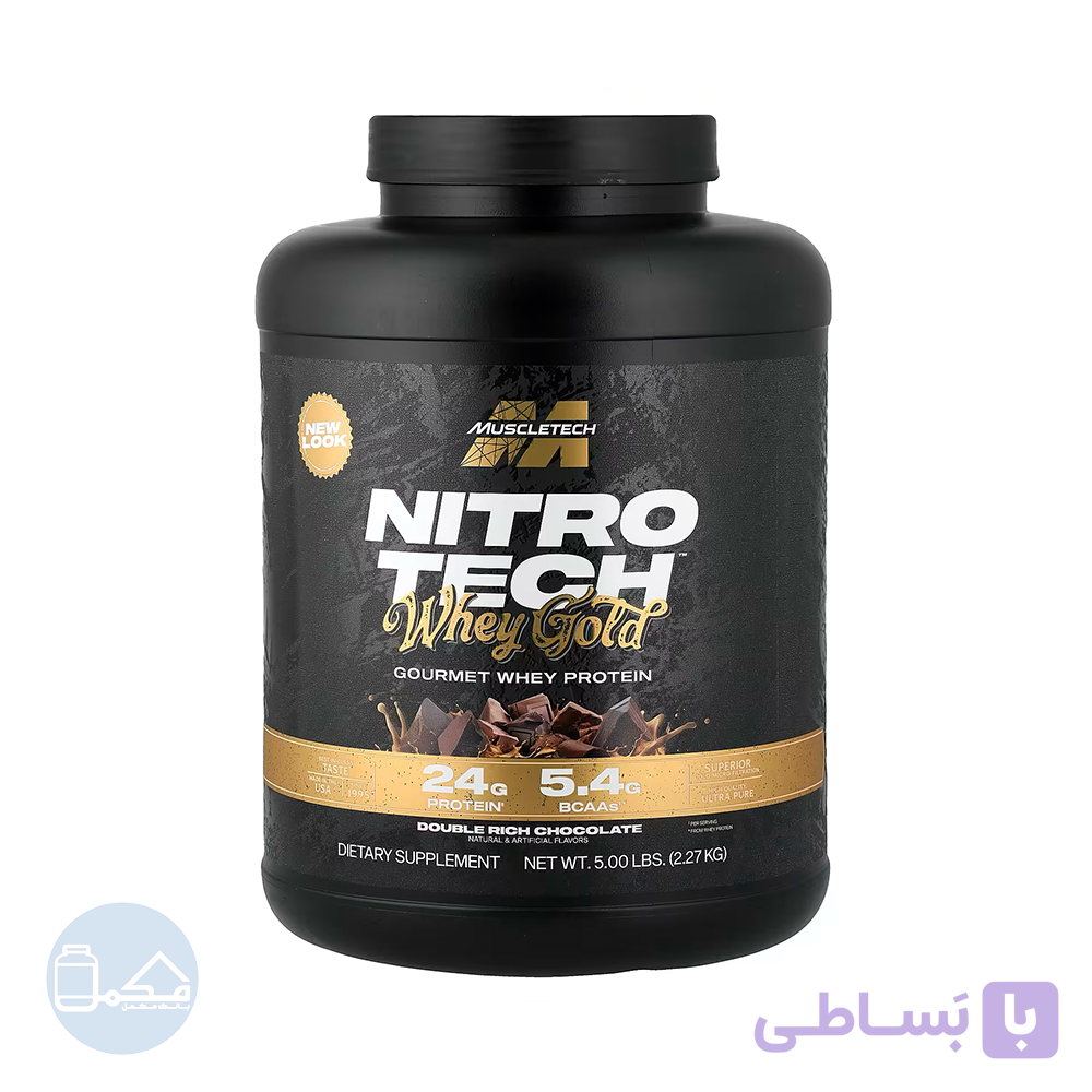 پروتئین نیتروتک وی گلد ماسل تک MuscleTech Nitro-Tech 100% Whey Gold | بانک مکمل