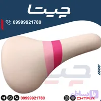 زین دوچرخه MILANO ویژه بانوان – طراحی زیبا، رویه چرم مصنوعی، وزن ۴۶۰ گرم