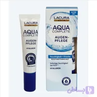 کرم دور چشم آکوا کامپلیت لاکورا مدل Lacura Aqua Complete حاوی هیالورونیک اسید