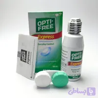 مایع لنز و محلول شستشوی لنز اپتی فری Opti free حجم 120 میل