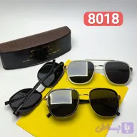 عینک آفتابی مردانه لوسیانو Luciano مدل 8018 پلاریزه کائوچو + پک هدیه لوازم جانبی