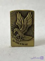 فندک گازی طرح زیپو لایتر (LIGHTER) طرح عقاب پادشاه آسمان در دو رنگ | فروشگاه بارزار