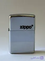 فندک بنزینی طرح زیپو (ZIPPO) مدل نقره‌ای براق کلاسیک - High Quality