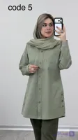 مانتو کتان مدل شیوا علیدسا