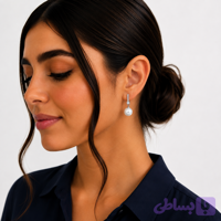 گوشواره حلقه ای مرواریدی - محصولات پولاریس