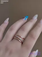 انگشتر مارک ژوپینگ جواهری نگین مخراجی ضد حساسیت رنگ ثابت کد 2503753728