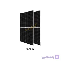 پنل 600 وات مونوکریستال بای فشیال برند مانا