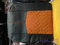 روکش صندلی پژو 206 و 207 چرم‌پارچه مارون مشکی کیفیت تضمینی + ارسال سریع