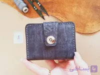 جاکارتی مردانه چرم طبیعی طرح  ۳ لت خوشدست