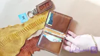 جاکارتی مردانه تمام چرم طرح شیک و نظم دار