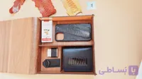 ست چرمی مردانه ۴تکه (گارد موبایل، فندک، کیف جیبی، جاکلیدی)