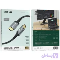کابل HDMI 2.1 گرین لاین ۳ متری مدل GN8KHDMI3HDBK با پشتیبانی از 8K