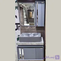 روشویی کابینتی همراه با آینه و باکس مدل گلوریا طوسی