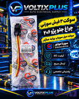 سوکت 3فيش سوزنی یا سوکت چراغ جلو پژو 206
