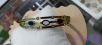 بنگل ونکلیف زنانه سفید و مشکی