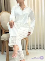 بلوز شلوار سفید فرانسه