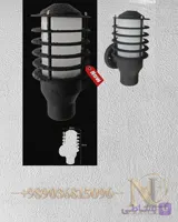 چراغ دیواری حیاطی و پارکی ام.ام الکتریک مدل mm1062-W