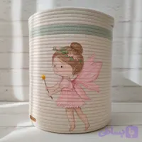 ست سیسمونی قیطان دوزی Lovely basket (طرح فرشته و پروانه)