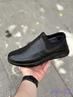 کفش روزمره و راحتی مردانه تمام چرم مدل لیوجی