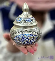 قندان قلمزنی مینیاتور گلبرگ