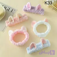 هدبند حوله ای دخترانه خرگوشی گوش کوتاه