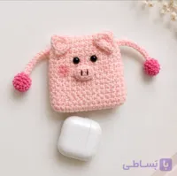 کیف ایرپاد کاموایی مدل خوک صورتی