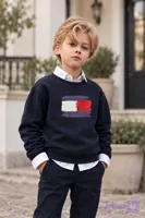 دورس یقه گرد پسرانه TOMMY HILFIGER