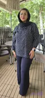 شلوار پارچه ای بگ کد 76