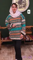 بلوز بافت طرحدار کد 39