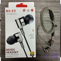 هندزفری باسیم میکروفون دار مدل KS-43