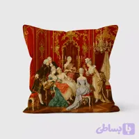 کوسن طرح تابلوی نقاشی کلاسیک اروپایی