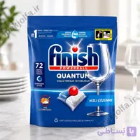 قرص ماشین ظرفشویی با قدرت چربی‌زدایی و درخشندگی بالا – بسته 72 عددی | کد R02-D203E845