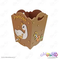 سطل زباله اتاق کودک سری پرنسس طرح قو MKids72