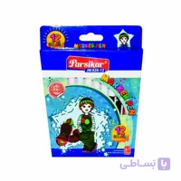 ماژیک نقاشی 12 رنگ جعبه مقوایی پارسیکار jm 826