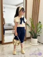شومیز و شلوارک پاپیون