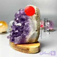 سنگ راف آمیتیس برزیل کریستال ریز فشرده بنفش پررنگ ۶۷ گرمی