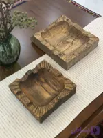 کاسه چوبی مربع روستیک، چوب گردو