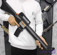 تفنگ اسباب بازی تیر ژله‌ای پرقدرت مدل M16 رنگ مشکی