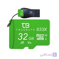 رم میکرو تروبایت TRUEBYTE 633X 32GB A1 V30 UHS-I U3 با سرعت 95MB/s