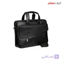 کیف لپ تاپ چرمی اداری P10 مناسب لپ تاپ ۱۵.۶ اینچ