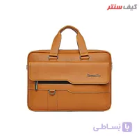 کیف لپ تاپ چرمی اداری P9 مناسب لپ تاپ ۱۵.۶ اینچ