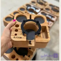 استند چوبی فنر دار مربع