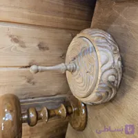 شکلاتخوری/آجیل خوری چوب گردو مدل موج