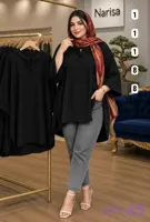 مانتو مراکشی جلو بسته 11188 سایز 3 مناسب 52 تا 60